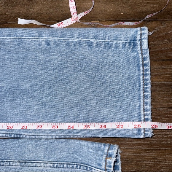 Abercrombie & Fitch The Ankle Straight Ultra High Rise Jean Size 24 Long blue - Picture 9 of 12